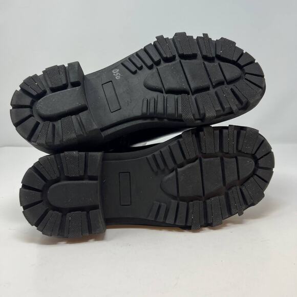 House of Harlow Women's Leather Righteous Chelsea Boots Size 8 Chunky - Picture 7 of 11